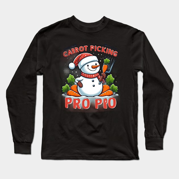 Carrot Picking Pro Long Sleeve T-Shirt by ramith-concept